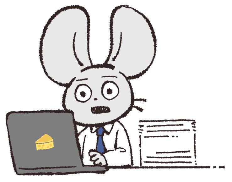mouse taking a break